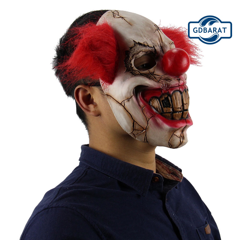 Mặt Nạ Hóa Trang Chú Hề Kinh Dị Bằng Cao Su