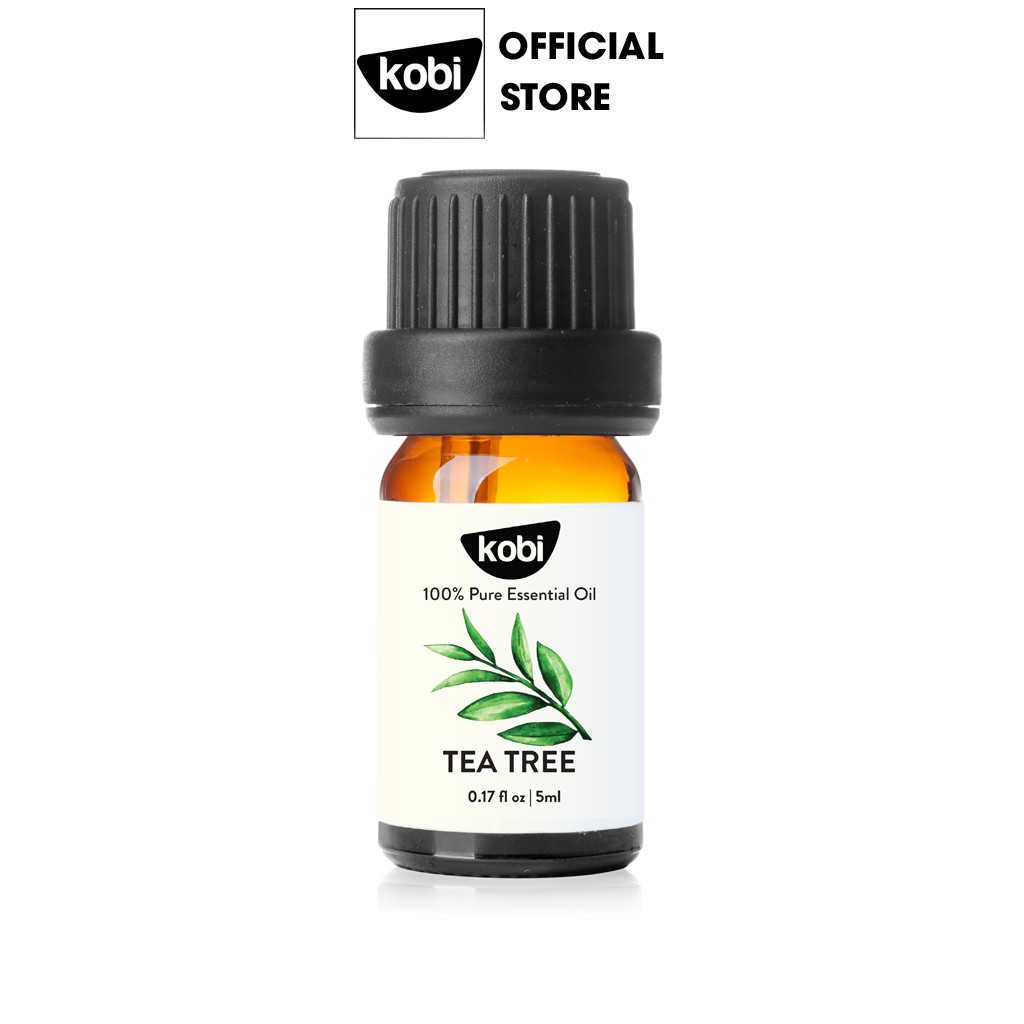 Tinh dầu Tràm Trà Kobi Tea Tree essential oil giúp chăm sóc da, kháng khuẩn hiệu quả - 5ml