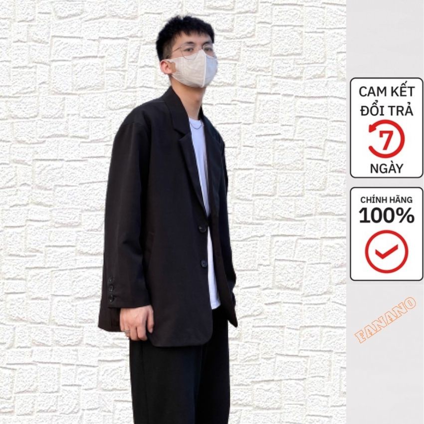 Áo Blazer Nam Dài, Áo Khoác Blazer Form Rộng Fanano Phong Cách Hàn Quốc Ad006 | BigBuy360 - bigbuy360.vn