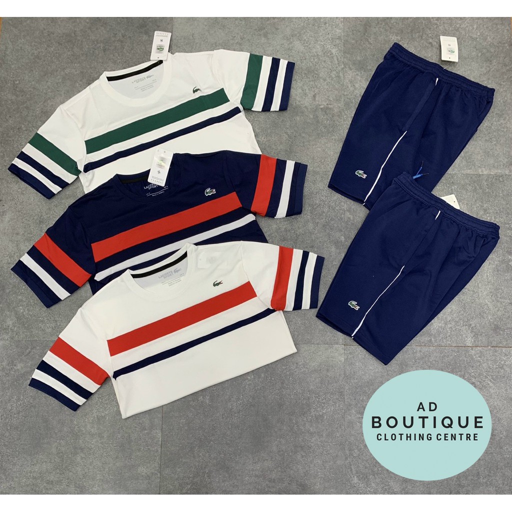 Bộ Quần Áo Thể Thao Lacoste Hot Trend Hè 2021 Cao Cấp