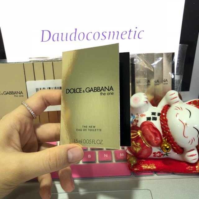 [vial] Nước hoa Dolce & Gabbana The One D&G The One Vàng EDP 2ml