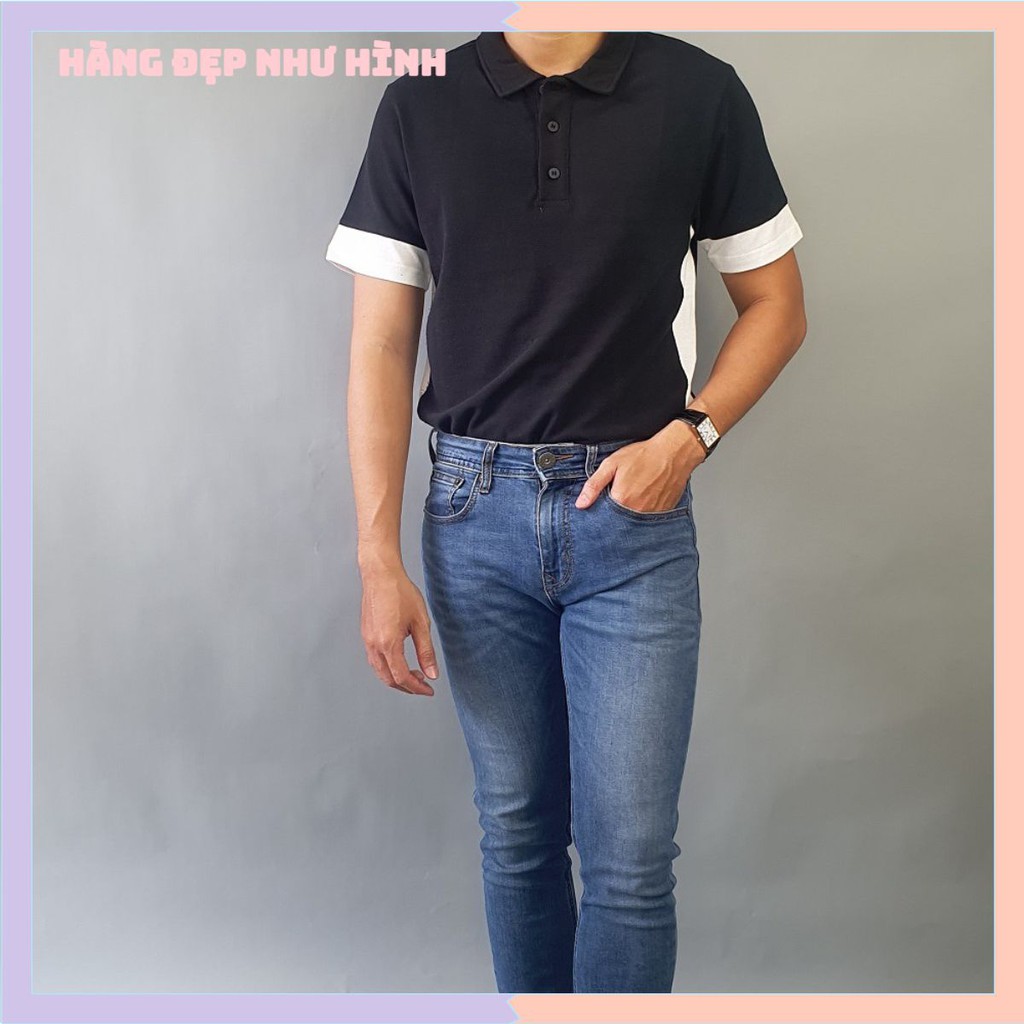 Áo Thun Nam Tay Ngắn | Áo Phông Nam Tay Lỡ Cổ Đứng Thời Trang Cao Cấp A02-04 Center.Shop.20 Center.Shop.10