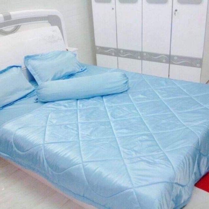 Chăn ga phi lụa cao cấp Khò Khò Bedding