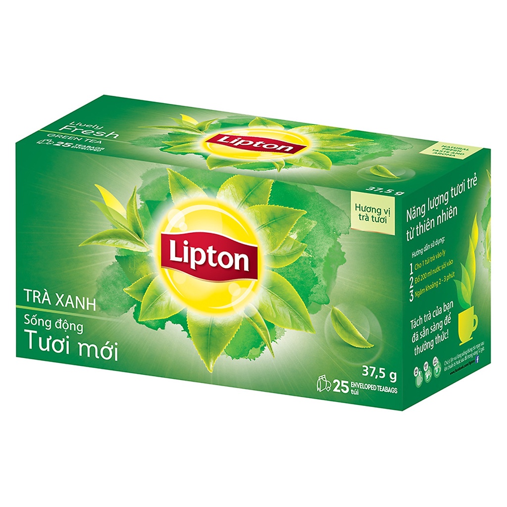 Trà Lipton Nhãn Vàng 2g x 50 túi