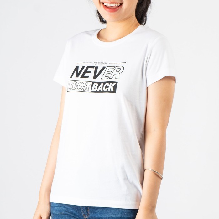 Áo Thun Nữ In Slogan Giordano 13390211