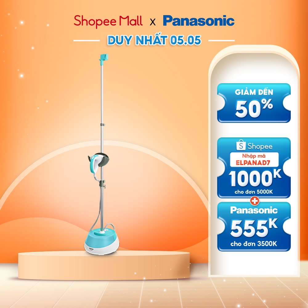 [Mã ELPANA4N giảm 10% đơn 500K]Bàn Ủi Hơi Nước Đứng Panasonic PABU-NI-GSD051GRA - Hàng Chính Hãng