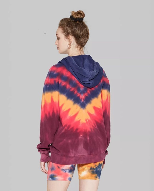 Áo có mũ chính hãng WILD FABLE TIE -DYE