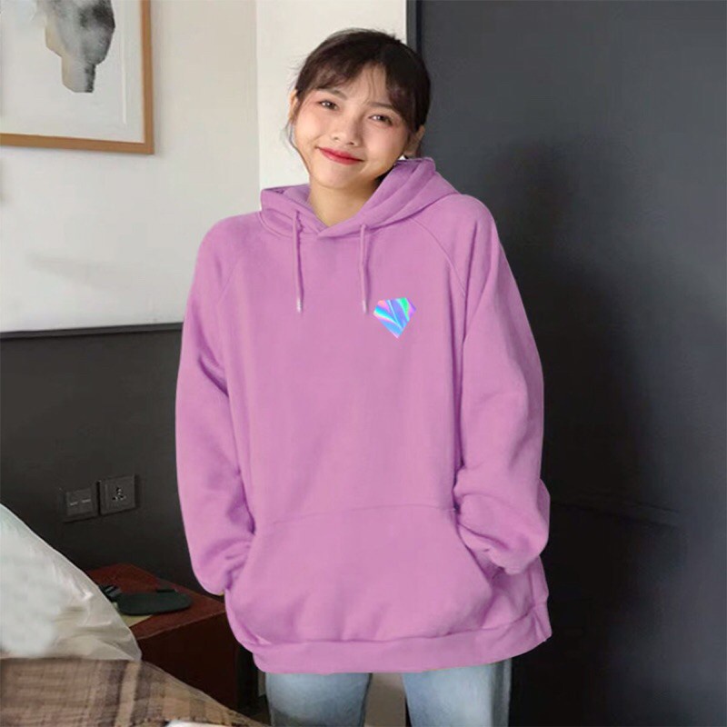 Áo Hoodie nỉ Phản Quang chất nỉ bông dày mịn