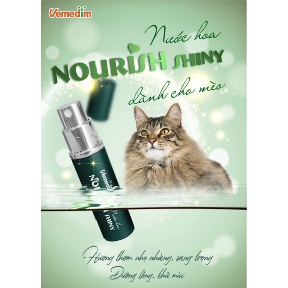 Nourish Shiny - Nước hoa dành cho mèo chai 50ml