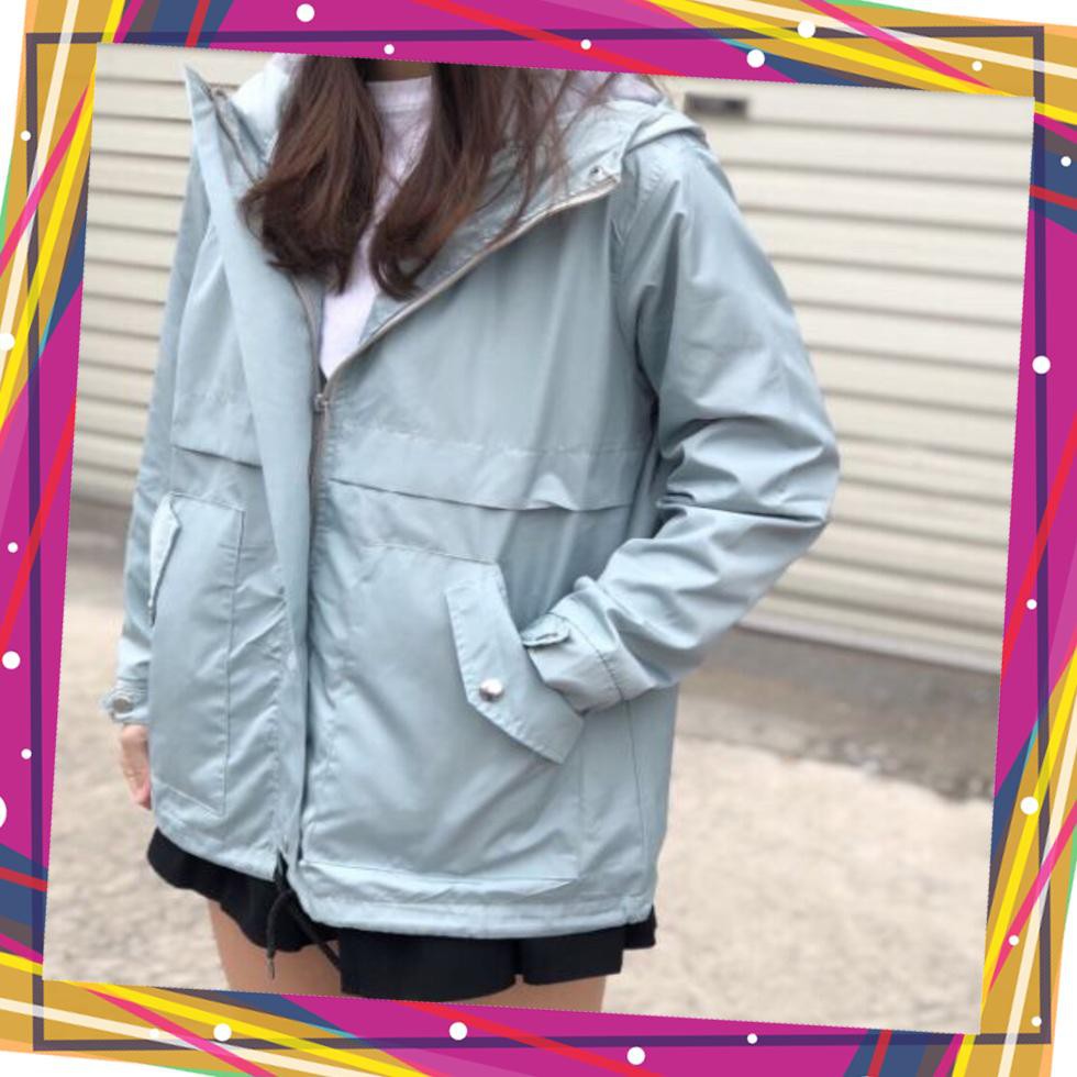 Áo Khoác Gió Nữ Ulzzang Form Rộng Cá Tính M451