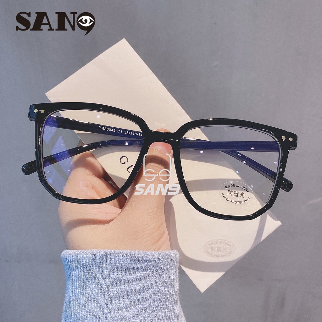 Mắt kính trong suốt chống bức xạ ánh sáng xanh theo phong cách cổ điển
