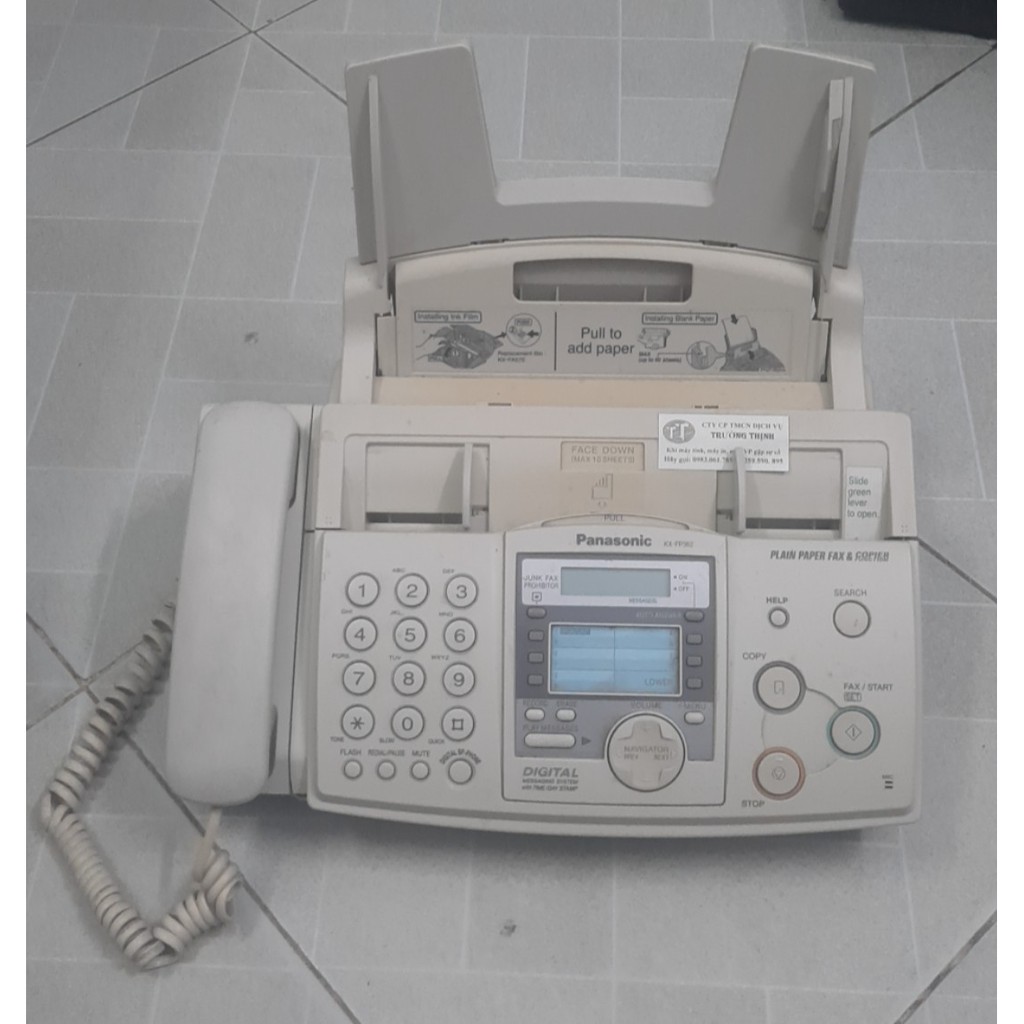 Máy Fax PANASONIC KX-FT 362