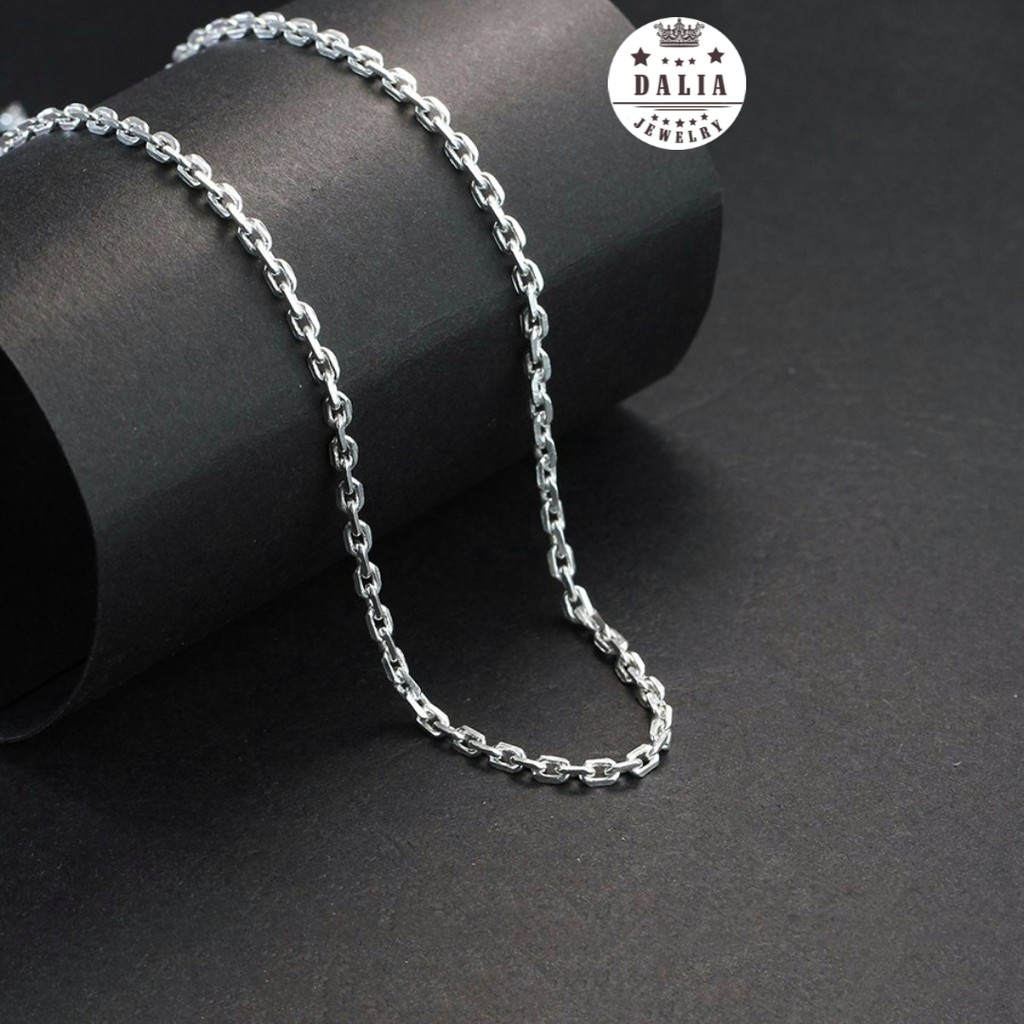 Dây chuyền bạc nam DaLiA Jewelry dây chuyền nam bản to dạng xích thu hút mọi cô gái