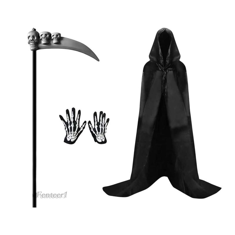 Bộ Thần Chết Dùng Hóa Trang Halloween Độc Đáo Fenteer1