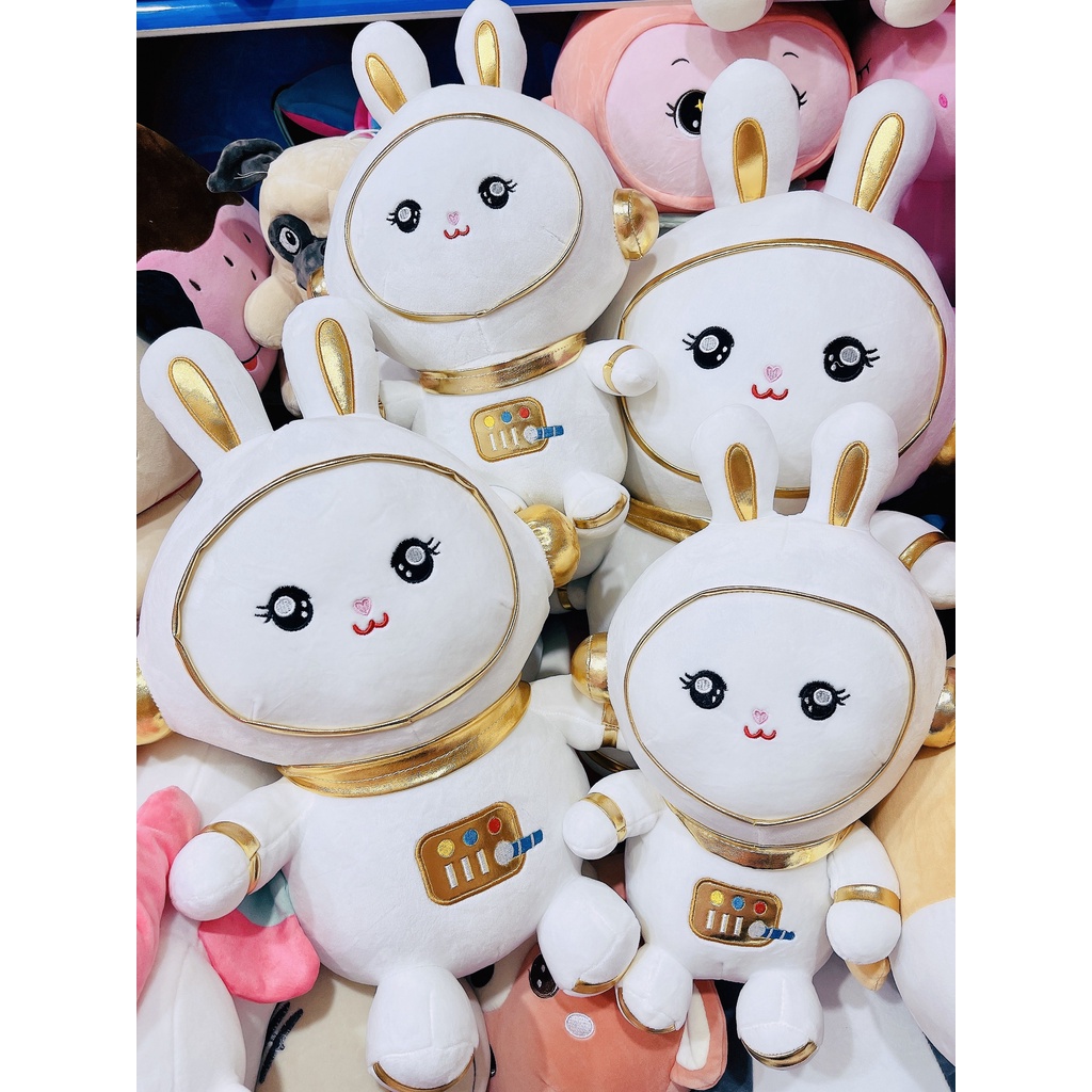 Gấu Bông Thỏ Phi hành Gia - Thỏ Nhồi Bông Cao Cấp Gấu Bông City