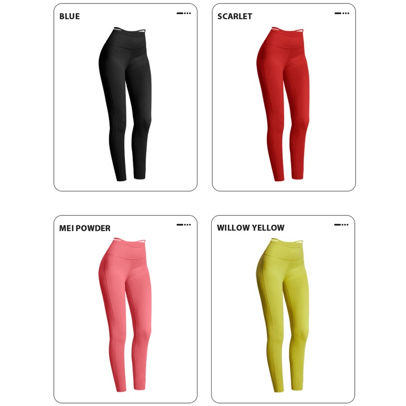 Lululemon    Quần Legging Lưng Cao Định Hình Eo Quyến Rũ Thời Trang Cho Nữ 3349