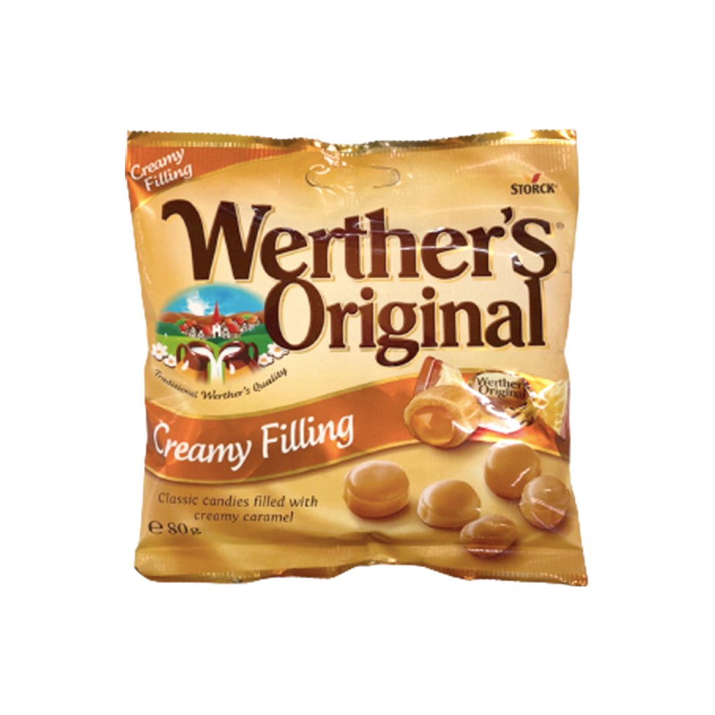 { ĐỨC } Kẹo Werther's Original Creamy Filling gói 80G