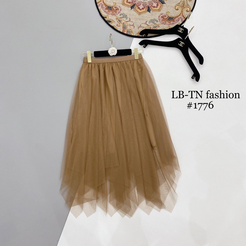 CHÂN VÁY LƯỚI TUA RUA MS13299
