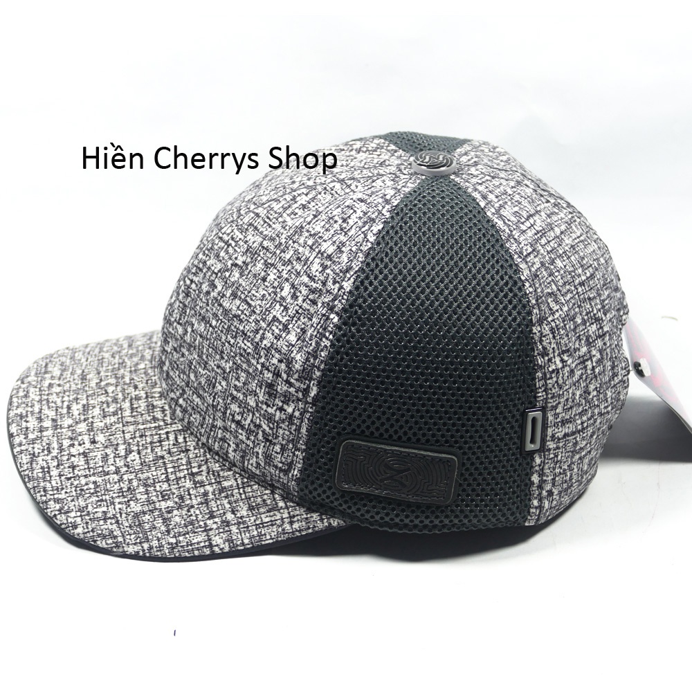 Nón kết xịn  - Chất liệu vải cotton cao cấp kết hợp với lưới cùng với  mặt da bên hông chữ Z đẹp nổi bật