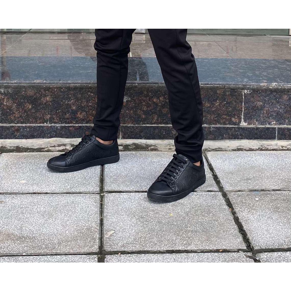 Giày thể thao, giày sneaker lv nam mới nhất 2021, giày da lv buộc dây thật bảo hành 12 tháng về da | BigBuy360 - bigbuy360.vn