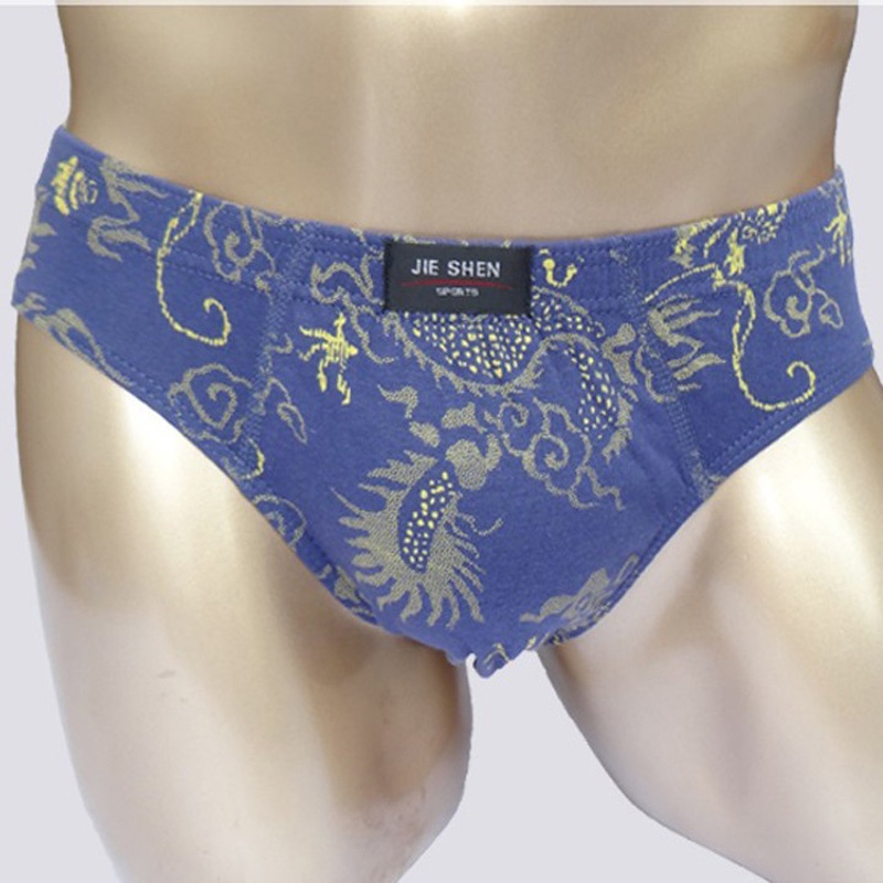 Quần sịp nam họa tiết rồng mây