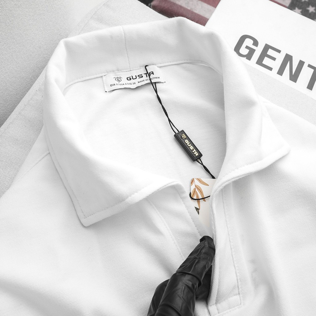 [7 Màu] Áo Thun Polo Nam Trơn Màu Đen,. - Áo Phông Polo Nam Chính Hãng Vải Thoáng Mát Chất Liệu Cao Cấp - PL03 - Gusta | BigBuy360 - bigbuy360.vn