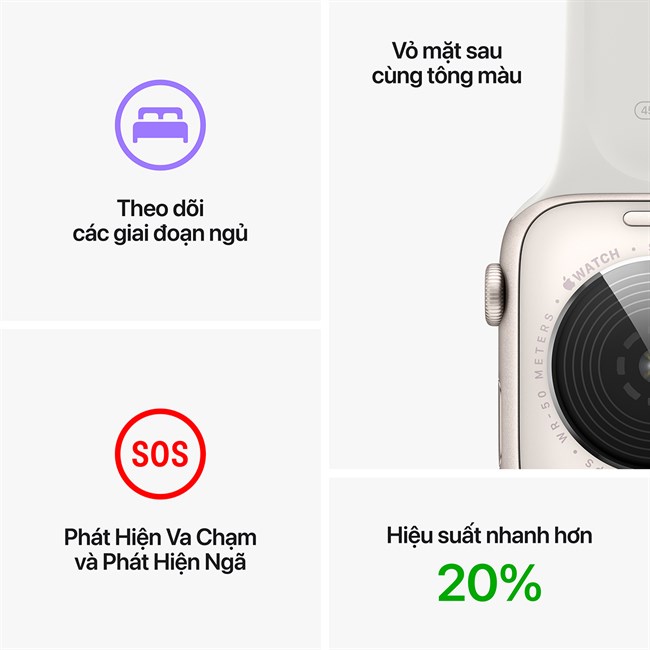 Đồng hồ Apple Watch SE 2 (2022) 40mm GPS Sport Band