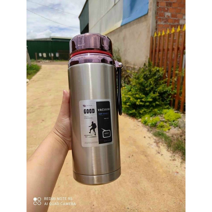 Bình nước giữ nhiệt có khay lọc trà dung tich 1500ml lõi inox 034 giữ nhiệt tốt, an toàn vệ sinh