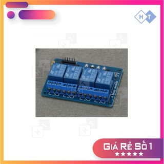 Module relay 5v 4 kênh đóng cắt mạch điện 220v 10A có cách ly quang | Rơ le 4 kênh dành cho Arduino