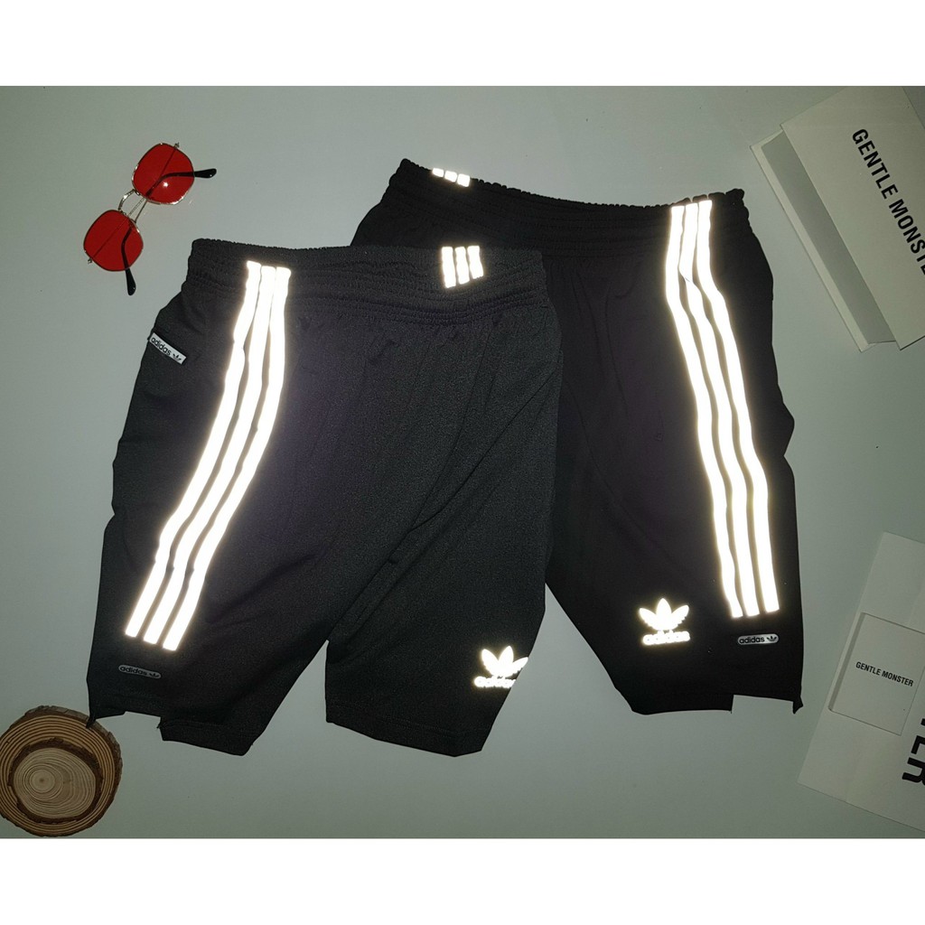 Quần short Poly 2 Da cao cấp thể thao adidas VNXK cao cấp