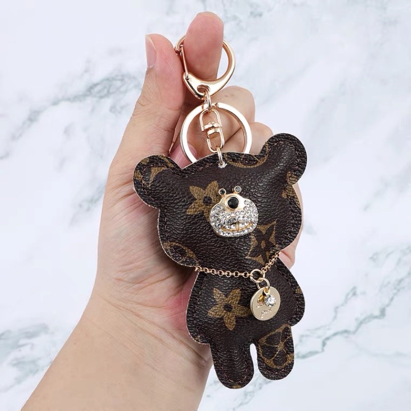 Charm gấu cute móc chìa khoá, túi xách