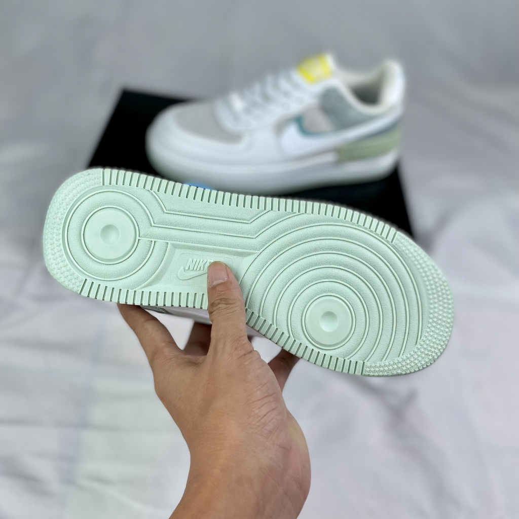 Giày sneaker thể thao nữ, Shadow xanh Hot Trend 2021, Full Box tặng vớ, bảo hành 6 tháng