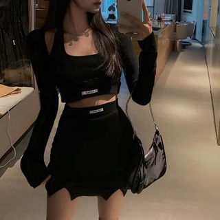 Set áo vay thể thao 3 món Ulzzang