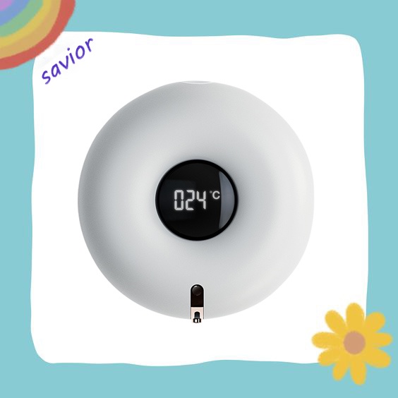 Máy rửa tay tự động tạo bọt cảm biến hiển thị nhiệt độ sạc một lần sử dụng 45 ngày - sang trọng và nhỏ gọn