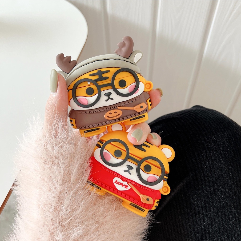 Vỏ Bảo Vệ Hộp Sạc Tai Nghe compatible AirPods 3 / 3 / 2021 Curcompatible AirPods3 / compatible AirPods2gen Ốp