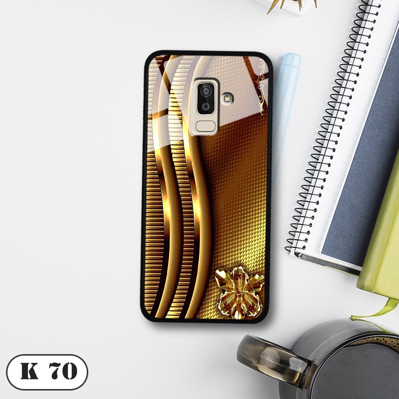 Ốp lưng Samsung Galaxy J8  - Lưng kính 3D