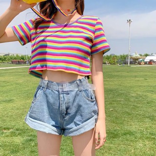 Croptop cầu vồng