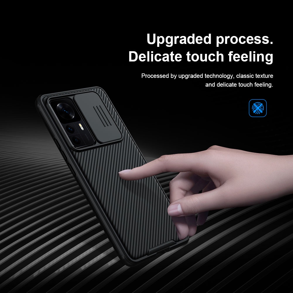 Ốp điện thoại Nillkin bằng TPU và PC chống sốc có nắp trượt bảo vệ máy ảnh cho Redmi K50 Ultra