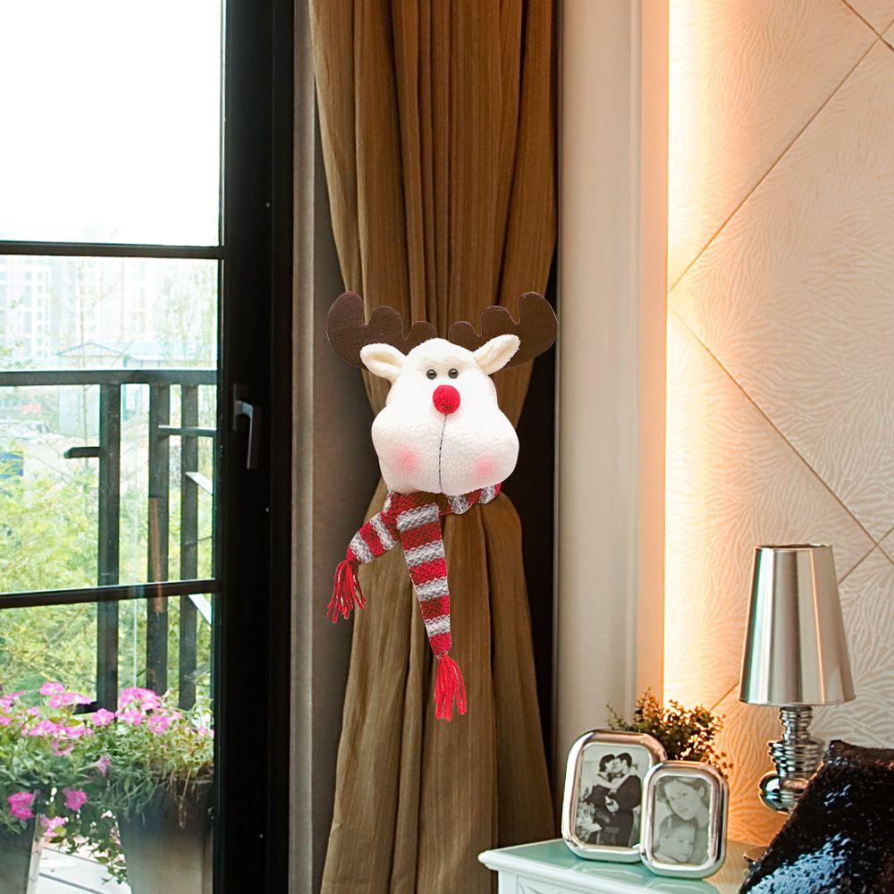 Móc Treo Rèm Cửa Hình Ông Già Noel / Người Tuyết Dễ Thương
