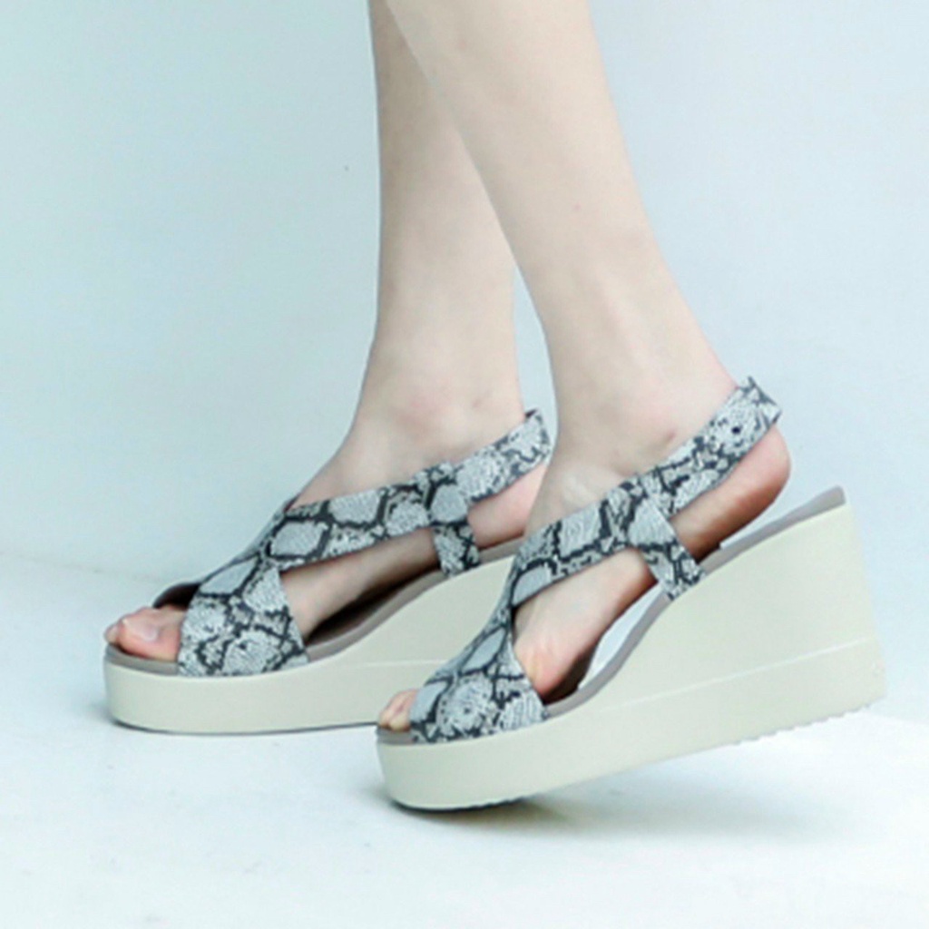 DÉP SANDAL BROOKLYN ĐẾ CAO 9cm, QUAI X CHO PHÁI ĐẸP, ET23