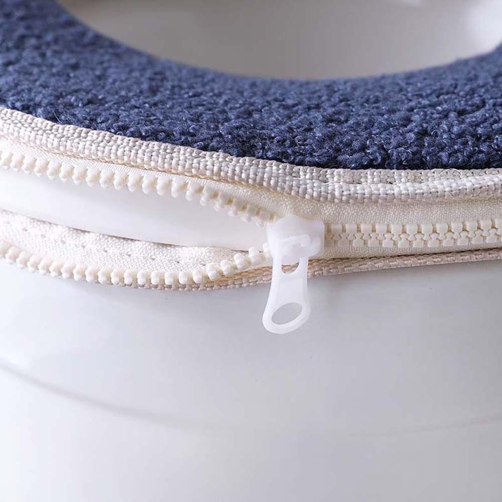 HARRIETT Vỏ Bọc Bệ Ngồi Toilet Bằng Vải Bông Ấm Áp Tái Sử Dụng Được