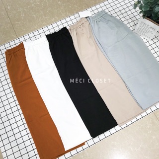 Quần Culottes Đũi Lửng Khoá Thật_mã 606