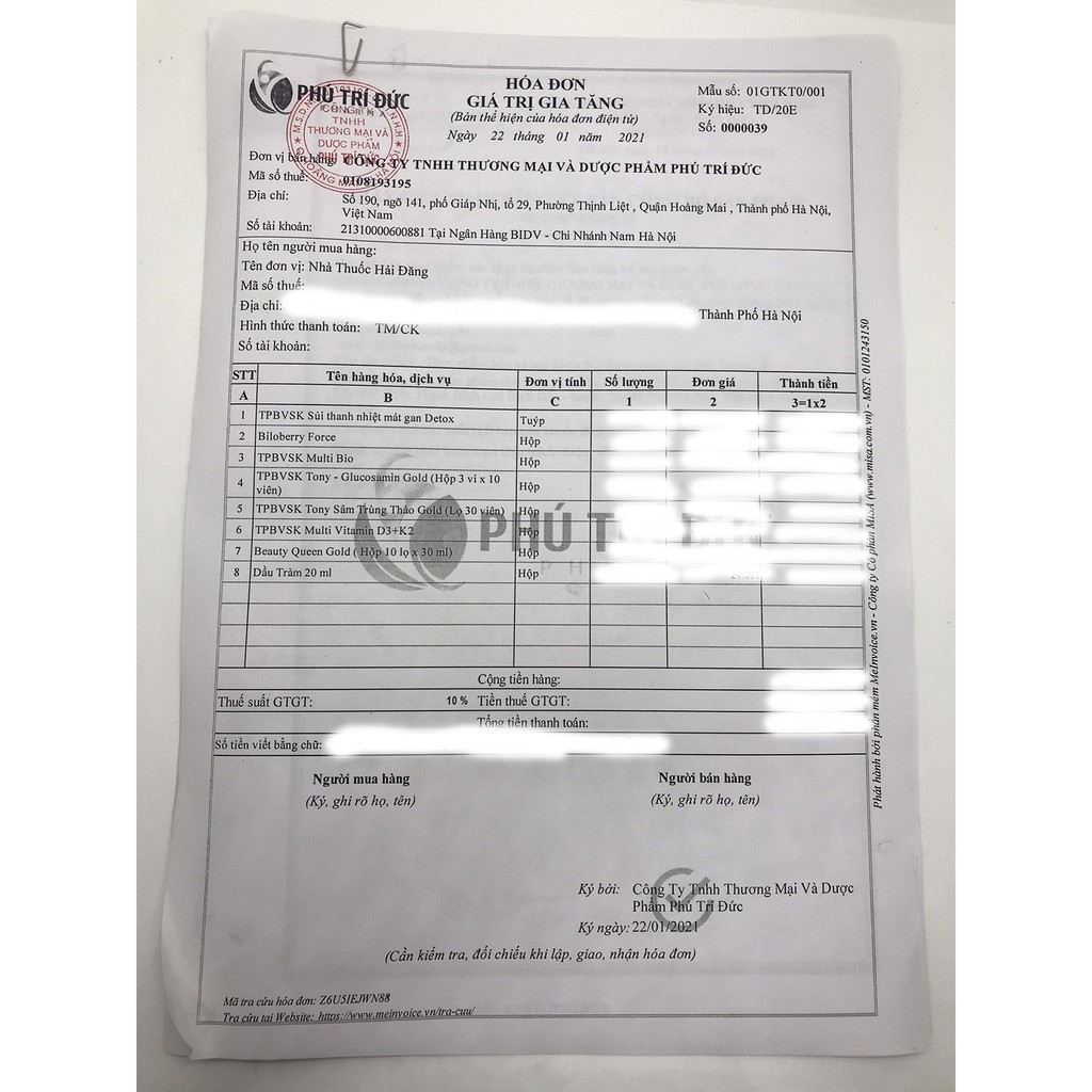 Sủi thanh nhiệt mát gan Detox 20 viên