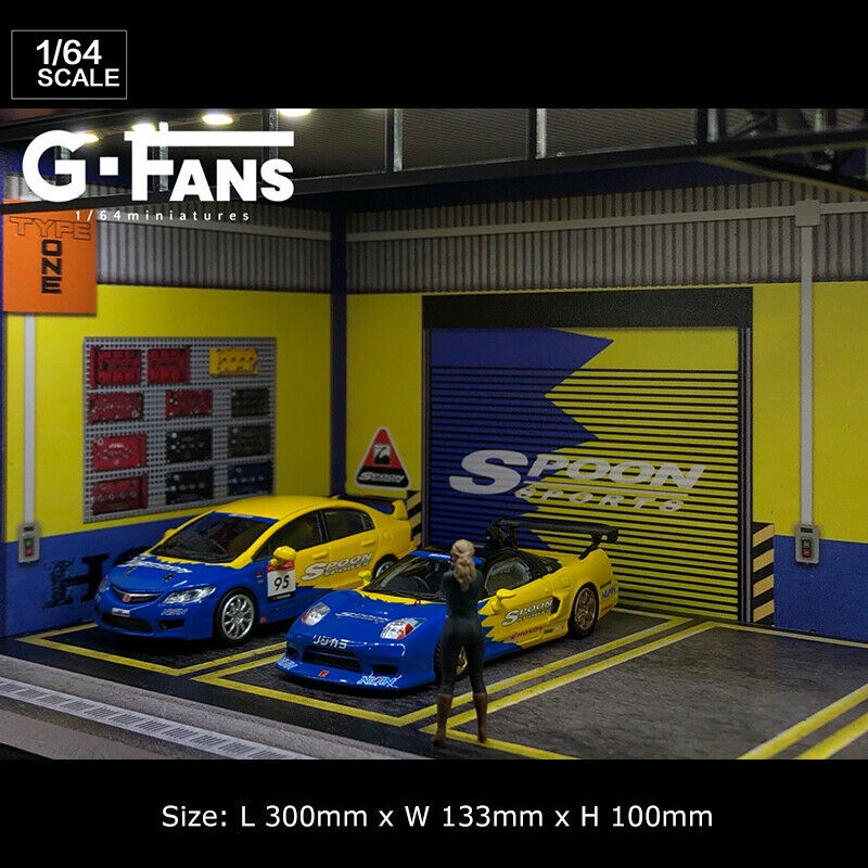 Mô Hình Xe Hơi Diorama Có Đèn LED Tỉ Lệ 1: 64 Chất Lượng Cao