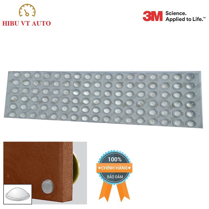 Vỉ 50 nút đệm cao su 3M SJ5302 nút Vòm dùng làm chân đế các thiết bị nhỏ trong ngồi nhà của bạn