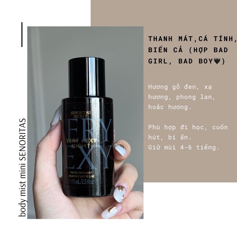 Body mist Mini SENORITAS 75ml