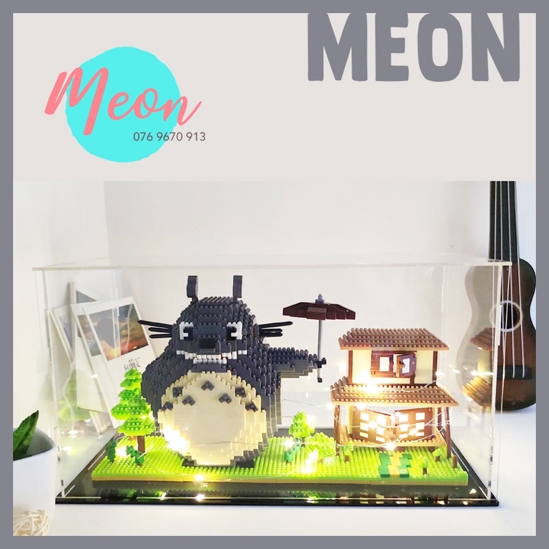 Xếp hình Totoro - Lego Totoro Japna - miniblock totoro size XL