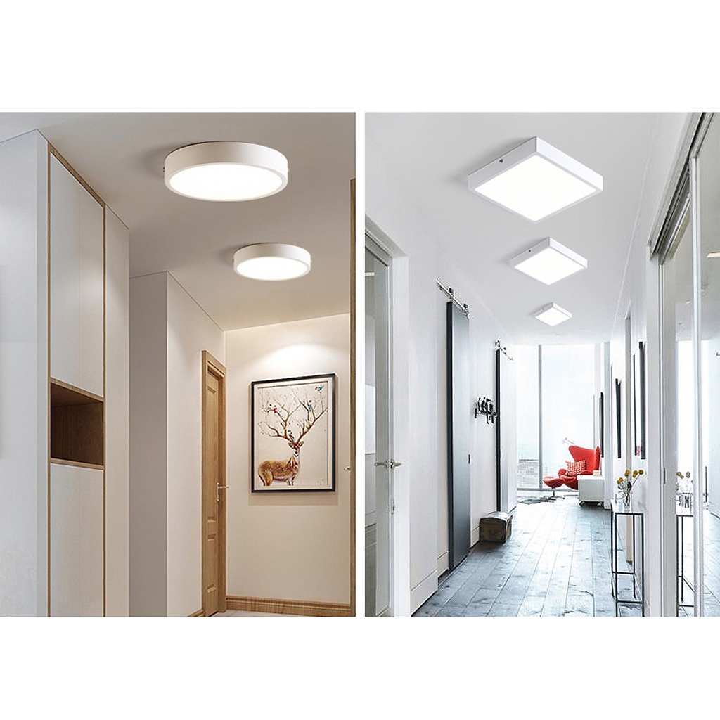 Đèn led ốp trần vuông 18w cho ánh sáng trắng, tiết kiệm điện