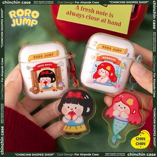 Vỏ Airpod 1/2/Pro Nhựa Dẻo Trong Suốt Hình Rojo Case Airpods Hoạt Hình Dễ Thương - Chinchin Case