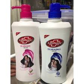 Dầu gội Lifebuoy tóc dày & óng ả 640g (LOẠI CÓ VÒI)
